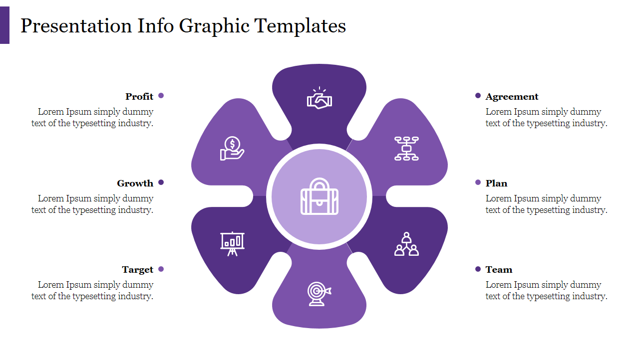 Presentation Infographic Templates-Purple